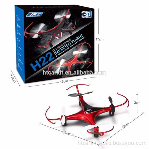 2017 Mini Remote Control Helicopter Drones JJRC H22 2.4G 4CH 6-Axis Gyro RC Quadcopter Drone Double-sided Inverted Flight